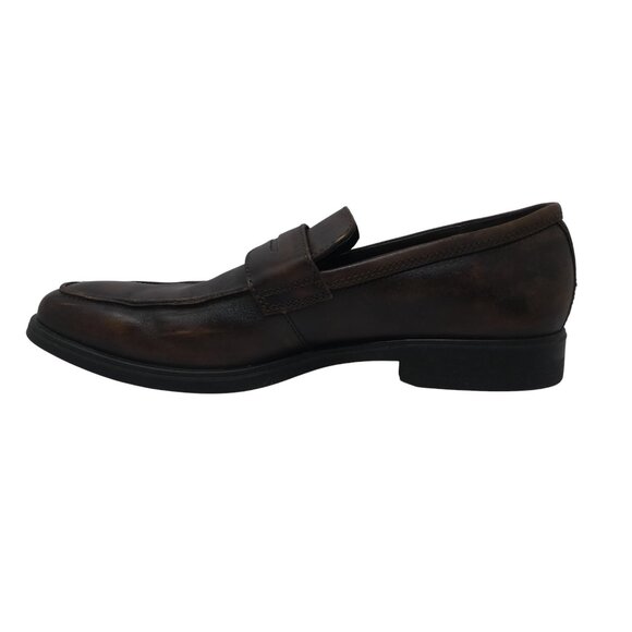 Ecco Melbourne Brown Leather Penny Loafers Mens10 main image 13